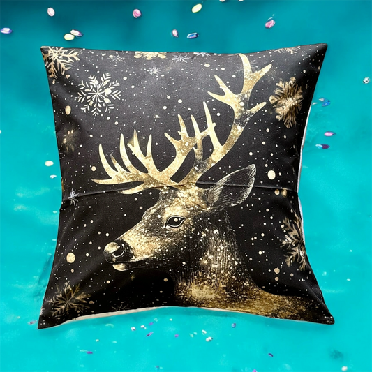 Christmas Cushion Stag